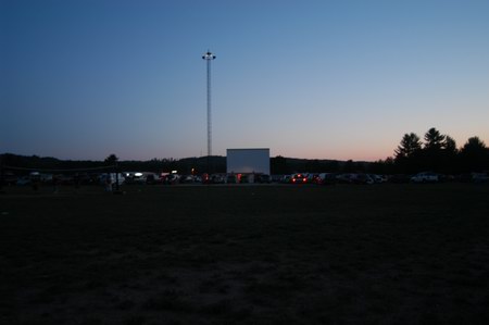 Cherry Bowl Drive-In Theatre - From Rear Of Lot (newer photo)